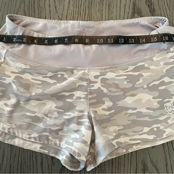 GOAL FIVE Gray Camo Women Shorts - Picture 3 of 7